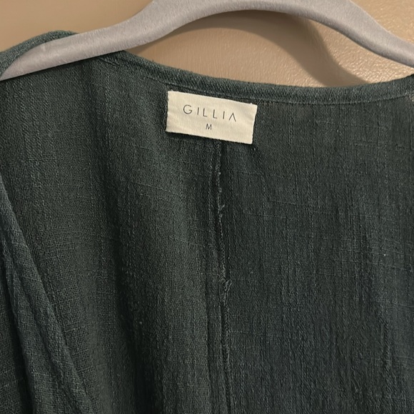 Gillia Green Wrap Dress - Picture 7 of 11